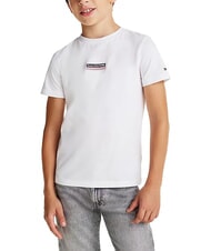 TOMMY HILFIGER TH KIDS Koszulka z kr&oacute;tkim rękawem i flagą - Koszulka dziecięca