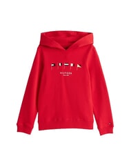 TOMMY HILFIGER TH KIDS Bluza z kapturem z haftowaną flagą - Bluzy dziecięce