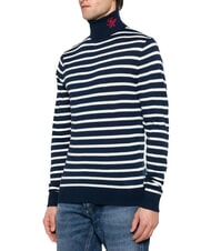 TOMMY HILFIGER TH Sweter z golfem z mieszanki bawełny - Koszulki męskie