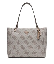 GUESS NOELLE 2 Torba na ramię z nadrukiem logo 4G logo w kolorze ciemnego szarego - Torby damskie - 1