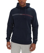 TOMMY HILFIGER TH JEANS Bluza z kieszenią i kapturem ciemna noc granatowa - Bluzy męskie - 1