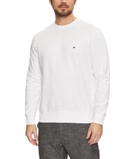 TOMMY HILFIGER TH Bluza bawełniana z okrągłym dekoltem biały - Bluzy męskie - 1