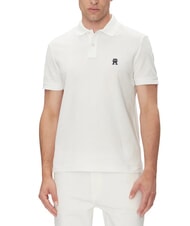 TOMMY HILFIGER TH Koszulka polo z kr&oacute;tkim rękawem i haftowanym monogramem - Polo męskie