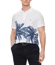 TOMMY HILFIGER TH Koszulka polo z kr&oacute;tkim rękawem i nadrukiem - Polo męskie