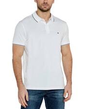 TOMMY HILFIGER TH Koszulka polo z kr&oacute;tkim rękawem i lam&oacute;wką - Polo męskie