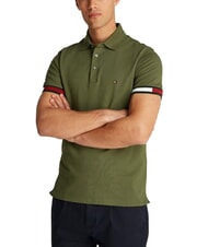 TOMMY HILFIGER TH Koszulka polo z kr&oacute;tkim rękawem i elastycznym logo - Polo męskie
