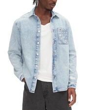 TOMMY HILFIGER TH JEANS Koszula dżinsowa z długim rękawem jasny denim - Koszule męskie - 1
