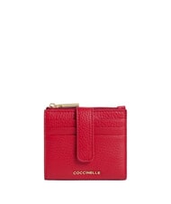 COCCINELLE METALLIC SOFT Mini portfel sk&oacute;rzany - Portfele damskie