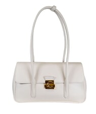 COCCINELLE C-ME LOCK Torba na ramię, sk&oacute;ra perła - Torby damskie - 1