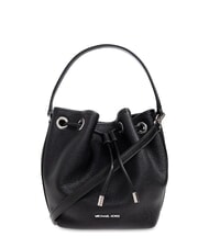 MICHAEL KORS AVERY Sk&oacute;rzana torba wiaderkowa z paskiem na ramię czarny - Torby damskie - 1