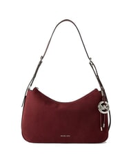 MICHAEL KORS NOLITA Duża torba na ramię ze sk&oacute;ry nubukowej krwisty - Torby damskie - 1