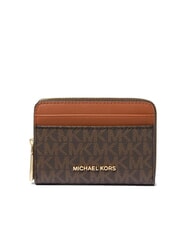 MICHAEL KORS JET SET Etui na karty z portmonetką brązowy/żołądź - Portfele damskie - 1