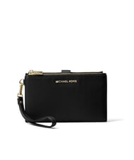 MICHAEL KORS JET SET Sk&oacute;rzany portfel kopert&oacute;wka czarny - Torby damskie - 1