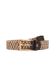 TOMMY HILFIGER DENTON Pleciony elastyczny pasek - Paski