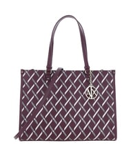 ARMANI EXCHANGE A|X LOGO ALL OVER Torba na ramię z paskiem na ramię rowek / rowek - Torby damskie - 1
