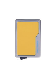 PIQUADRO BLUE SQUARE Twardy uchwyt na kartę - Portfele męskie