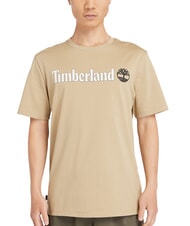 TIMBERLAND KENNEBEC RIVER LINEAR LOGO Koszulka bawełniana - Koszulki męskie