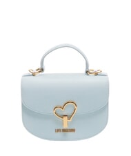 LOVE MOSCHINO HEART TURNLOCK Mała torebka z paskiem na ramię jasnoniebieski - Torby damskie - 1