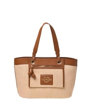 LOVE MOSCHINO STRAW CHIC Torba na ramię naturalny/sk&oacute;ra - Torby damskie - 1
