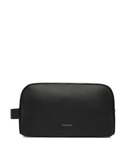 CALVIN KLEIN FOIL EMBOSSED Piękno w sk&oacute;rze na czarno - Kosmetyczka - 1