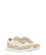 ARMANI EXCHANGE DROP MICROSUEDE Trampki z logo z boku - Buty damskie