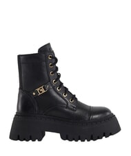 GAUD&Igrave; CORINNE MILLED Sk&oacute;rzane botki - Buty damskie