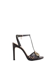 GAUD&Igrave; FOSCA Wysokie sk&oacute;rzane sandały CZARNY - Buty damskie - 1