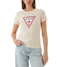GUESS ORIGINAL LOGO Koszulka tr&oacute;jkątna - Koszulki i topy damskie