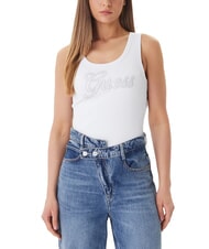 GUESS LOGO SCRIPT Szczyt - Koszulki i topy damskie