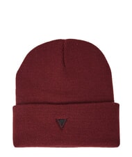 GAUD&Igrave; EVAN Czapka beanie z haftowanym logo Burgundia - Włosy - 1