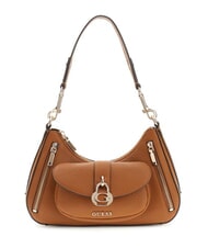 GUESS JESSA Torba na ramię typu hobo karmel - Torby damskie - 1