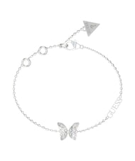 GUESS CHRYSALIS Bransoletka, zawieszka w kształcie motyla - Bransoletki damskie