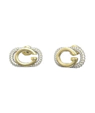 GUESS OH MY G Kolczyki z ż&oacute;łtego złota, motyw 4G - Kolczyki
