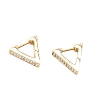 GUESS CRAZY EARRINGS Kolczyki z ż&oacute;łtego złota - Kolczyki