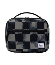 HERSCHEL POP QUIZ Torba termiczna na lunch czarny szablon checker - Torby i akcesoria dla dzieci - 1
