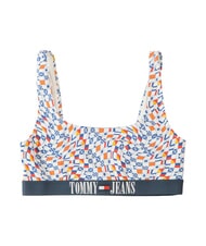 TOMMY HILFIGER TH Biustonosz kostiumowy wydruk kontroli fali flagi - Stroje kąpielowe damskie - 1