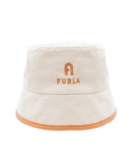 FURLA CAMPIONARIO - VARSITY  Kapelusz rybaka naturalny+brandy - Włosy - 1
