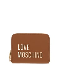 LOVE MOSCHINO BOLD LOVE Średni portfel zapinany na zamek - Portfele damskie