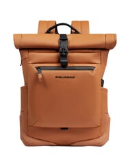 PIQUADRO CORNER SPECIALE GOMMATO Plecak z rolowaną g&oacute;rą na laptopa 15,6" - Plecaki na laptopa do pracy