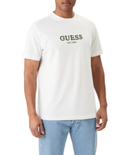 GUESS LOGO CONTRAST Koszulka bawełniana - Koszulki męskie