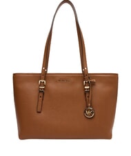 MICHAEL KORS QUINN Średniej wielkości sk&oacute;rzana torba na zakupy - Torby damskie