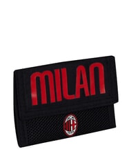 MILAN GLORIOUS HISTORY Portfel Milan, zapięcie na rzep Czarny - Portfele męskie - 1