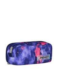 SEVEN SHADY DYE GIRL Pi&oacute;rnik, podw&oacute;jna kieszeń fioletowy - Pi&oacute;rniki i akcesoria - 1