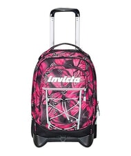 INVICTA PLUS GRS FANTASY Odpinany plecak na k&oacute;łkach makro motyle - Plecaki z w&oacute;zkiem - 1
