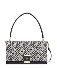 TOMMY HILFIGER TH HER Torebka z paskiem na ramię niebieski mono - Torby damskie - 1