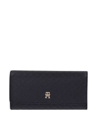 TOMMY HILFIGER TH ICON Duży portfel z klapką czarny - Portfele damskie - 1