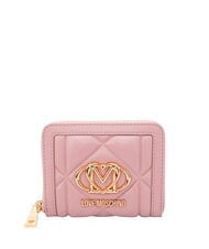 LOVE MOSCHINO EMBOSSED Średni portfel zapinany na zamek - Portfele damskie