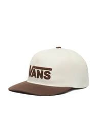 VANS DROP V LOGO Czapka baseballowa kakao vintage - Włosy - 1
