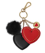 LOVE MOSCHINO CHARMS Brelok z metalowym logo - Brelok