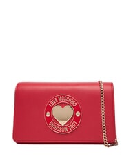 LOVE MOSCHINO SMART DAILY Kopert&oacute;wka z metalowym paskiem na ramię - Torby damskie